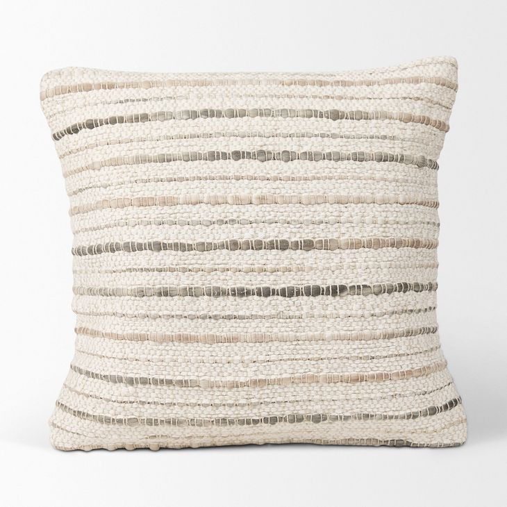 Kodi Cream Square Pillow Cover