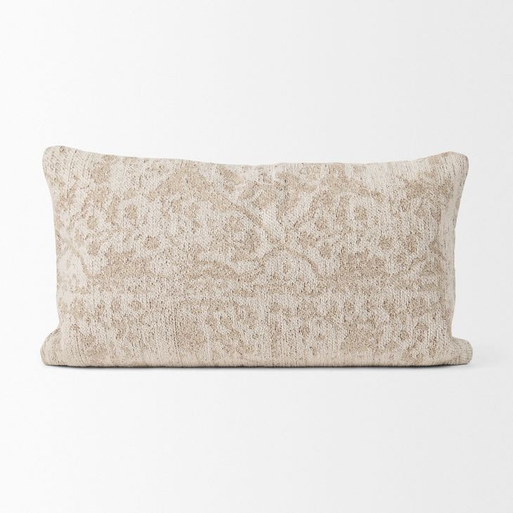 Khloe Cream Lumbar Pillow Cover