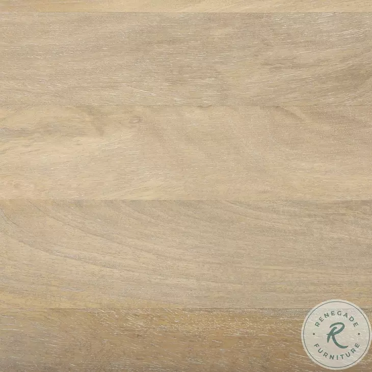 Maxton Light Brown Wood And Dark Gunmetal Iron Rectangular Dining Table