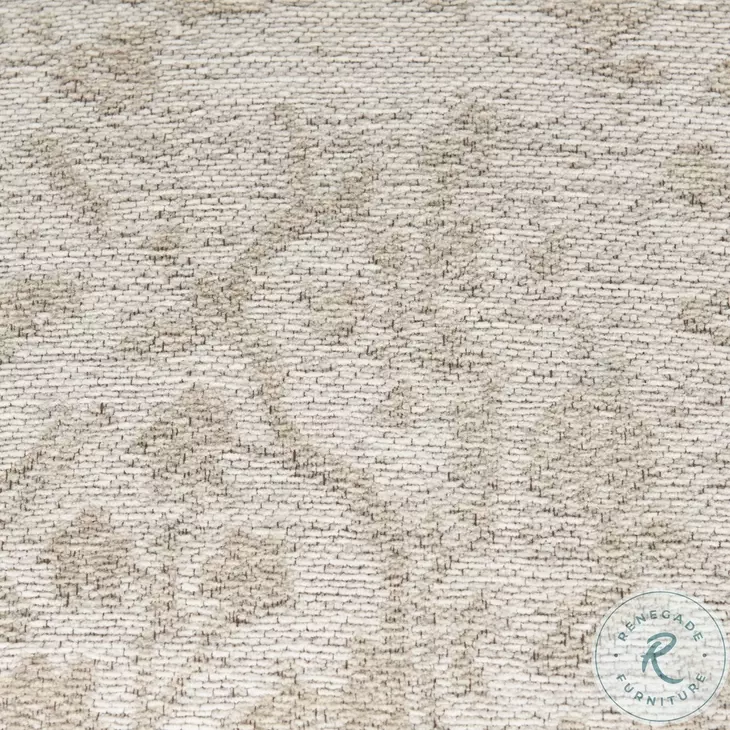 Khloe Cream Small Pouf