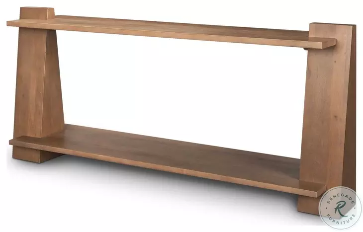Eula Medium Brown Console Table