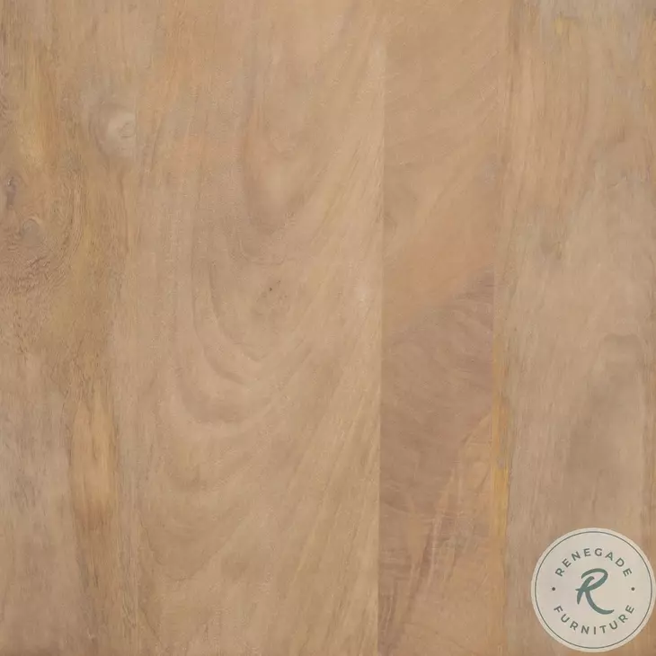 Beth Light Brown Wood 3 Door Sideboard