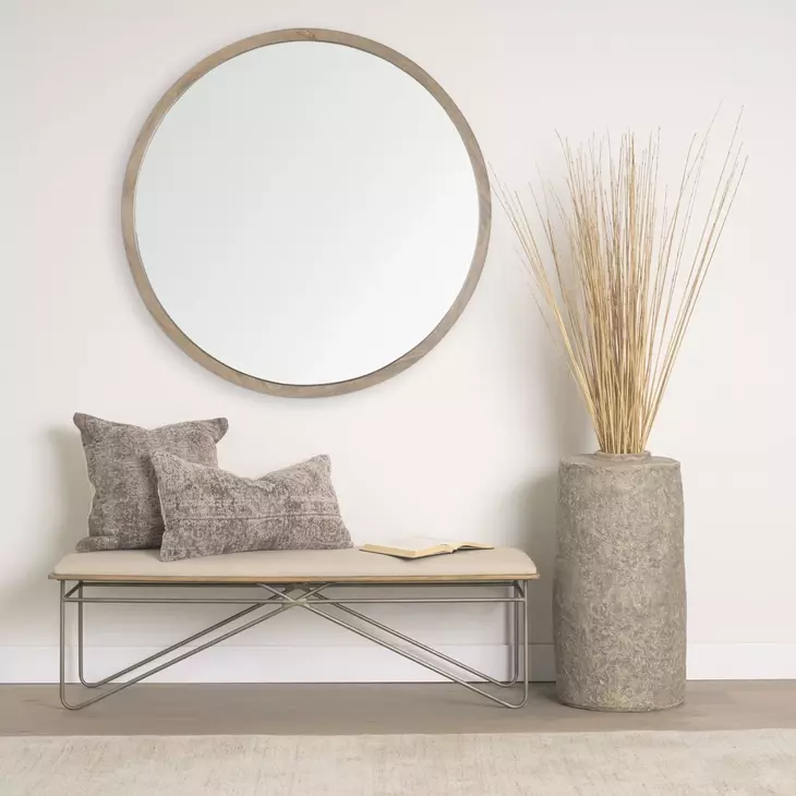 Khloe Taupe Square Pillow Cover