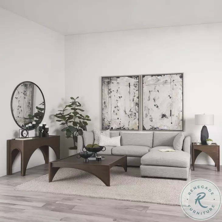 Laraya Medium Brown Wood Occasional Table Set
