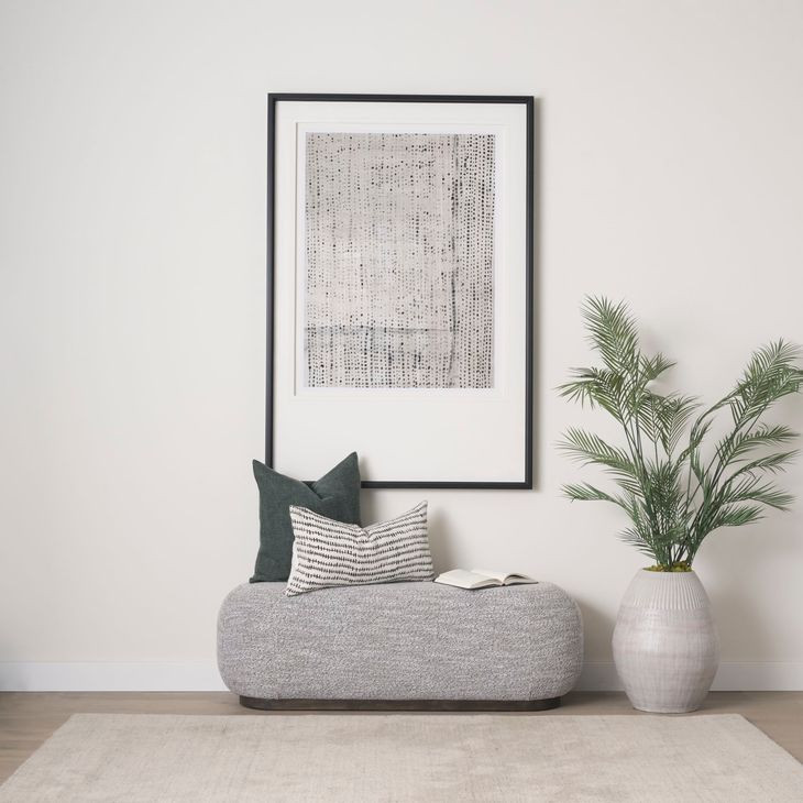 Jenna Cream and Black Lumbar Decorative Pillow Cover