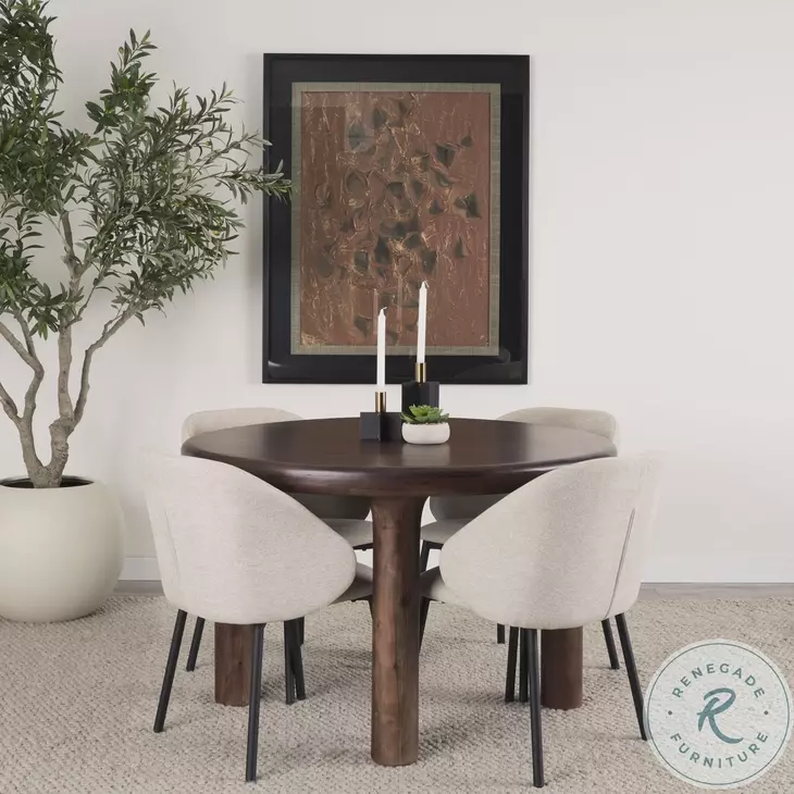 Shannon Oatmeal Fabric Dining Chair
