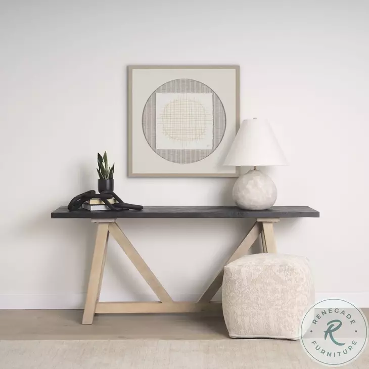 Khloe Cream Small Pouf