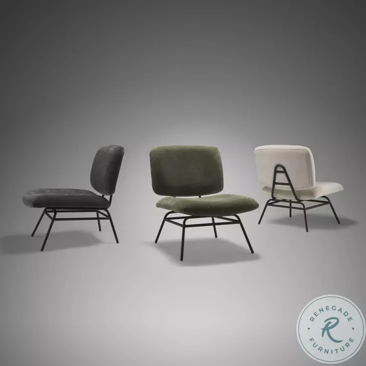 Nora Forest Green Fabric Accent Chair