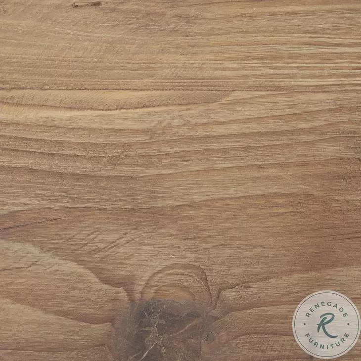 Tahlia Natural Brown Wood Round Stool