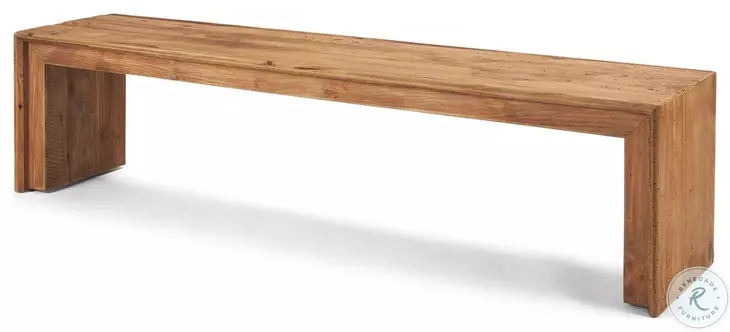 Tahira Brown Rectangular Bench