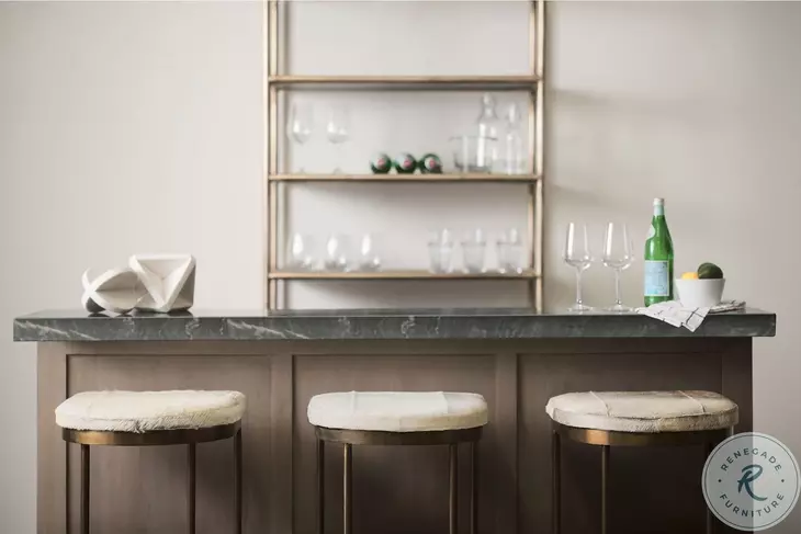 Millie Hair On Hide Counter Height Stool