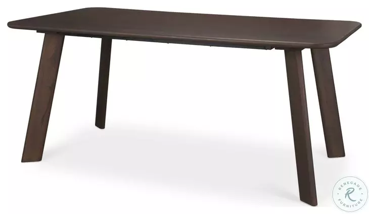 Welborn Dark Brown Wood Rectangular 72" Dining Table