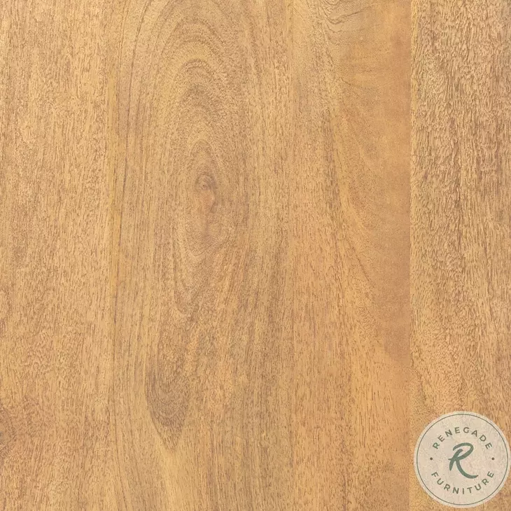 Braxton Light Brown Wood And Dark Aged Brass Metal 4 Door Shelving Unit