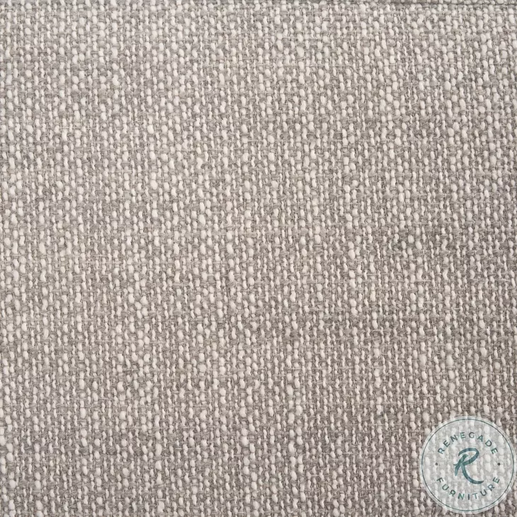 Siren Gray Fabric Accent Stool