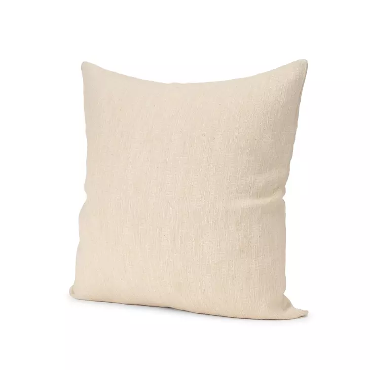 Jenner Cream Decorative Square Pillow Cover