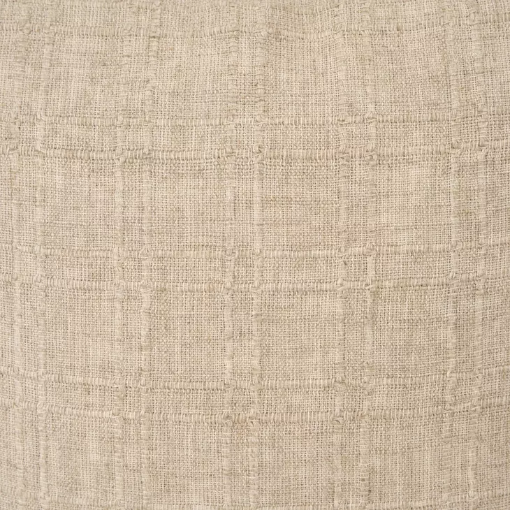 Jeren Beige Decorative Square Pillow Cover