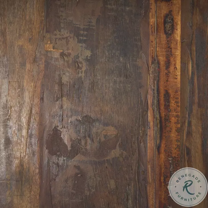 Estelle Rustic Brown Reclaimed Wood Bench
