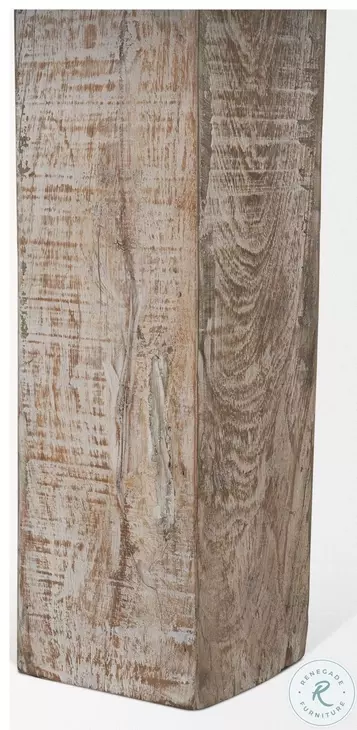 McArthur Whitewash Reclaimed Wood 94" Dining Table