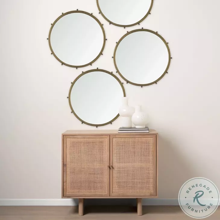 Elena Gold Small Wall Mirror