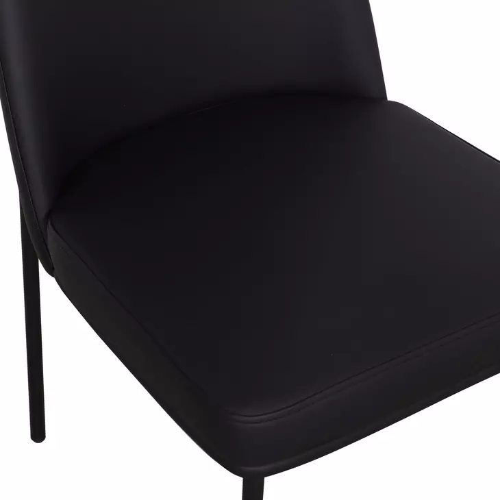 Sydney Black Upholstered Dining Chair Set of 2