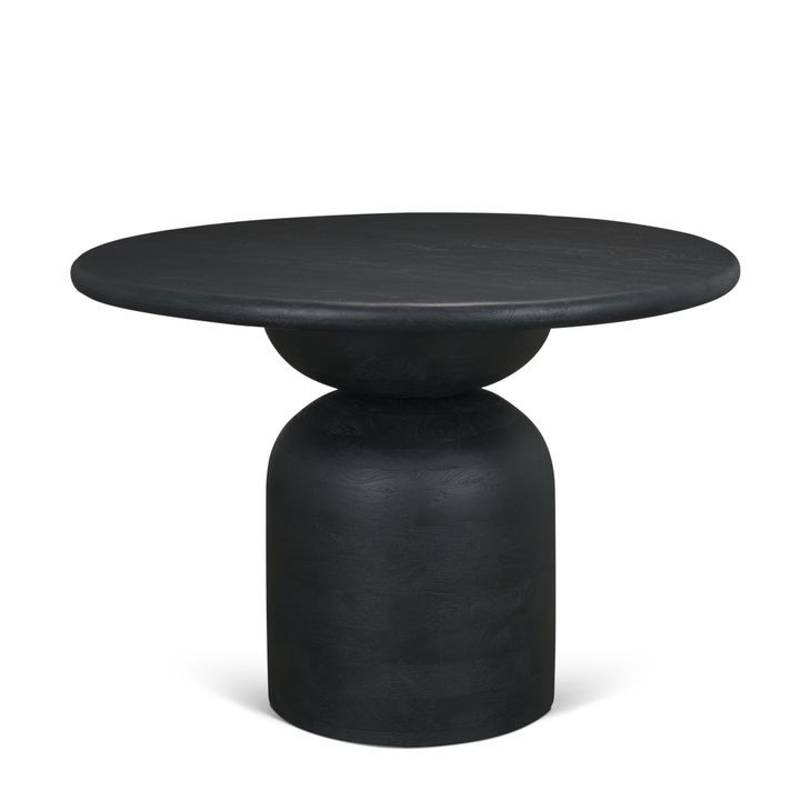 Atlas Black 42" Round Dining Table