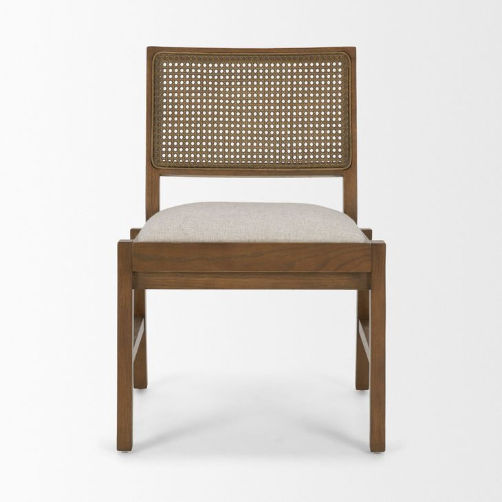 Reid Cream Upholstered Dining Chair