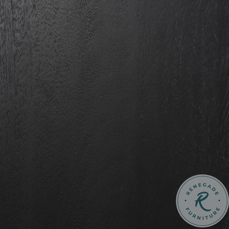 Grier Matte Black Accent Cabinet