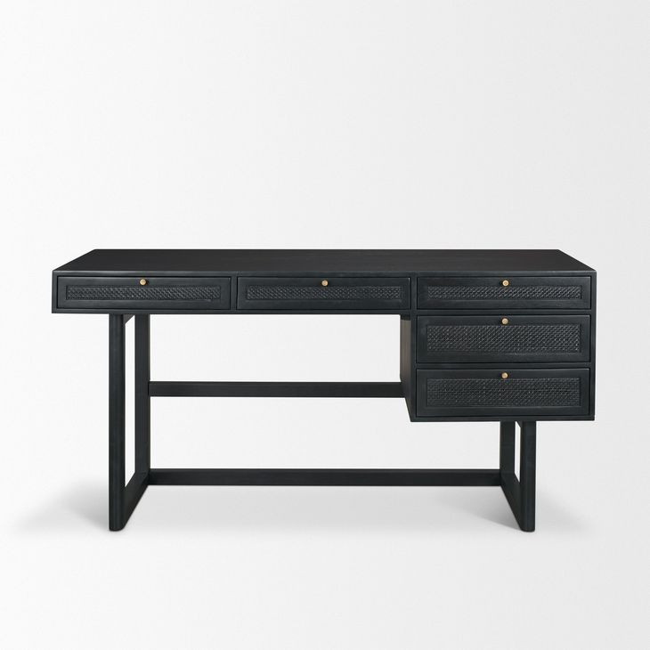 Grier Black 60" Office Desk