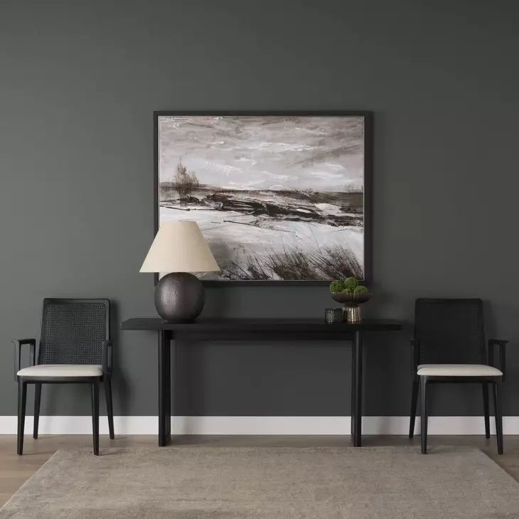 Grier Black 65" Console Table
