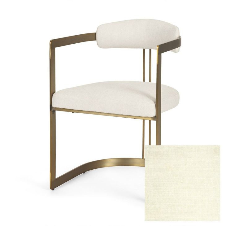 Hollyfield II Cream Performance Fabric Dining Chair