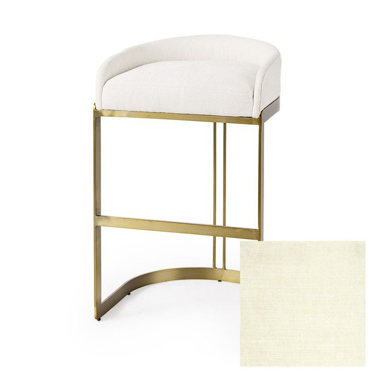 Hollyfield II Cream Upholstered Barstool