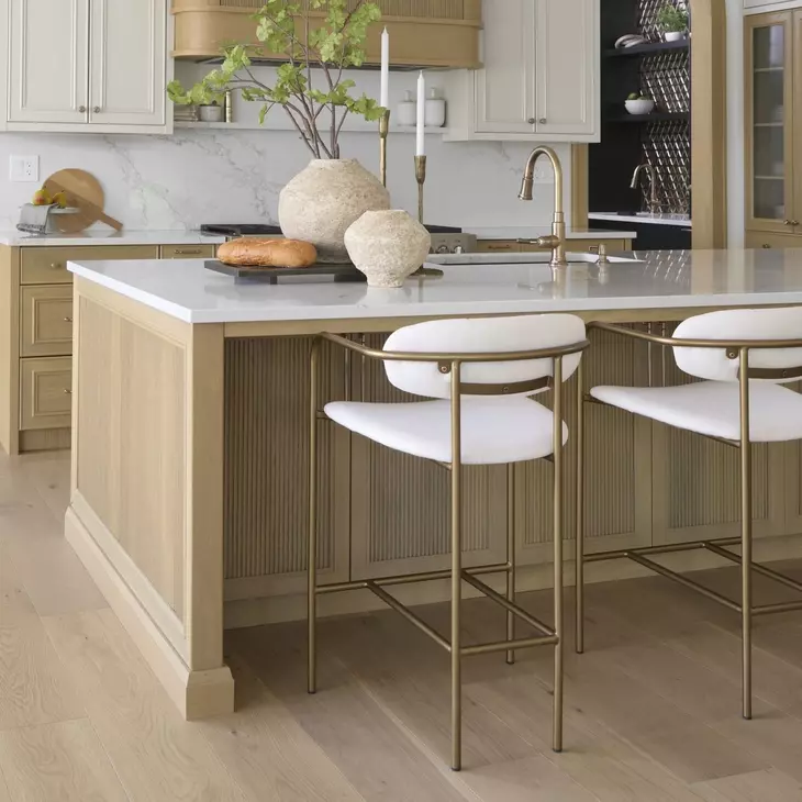 Parker Cream Upholstered Counter Height Stool