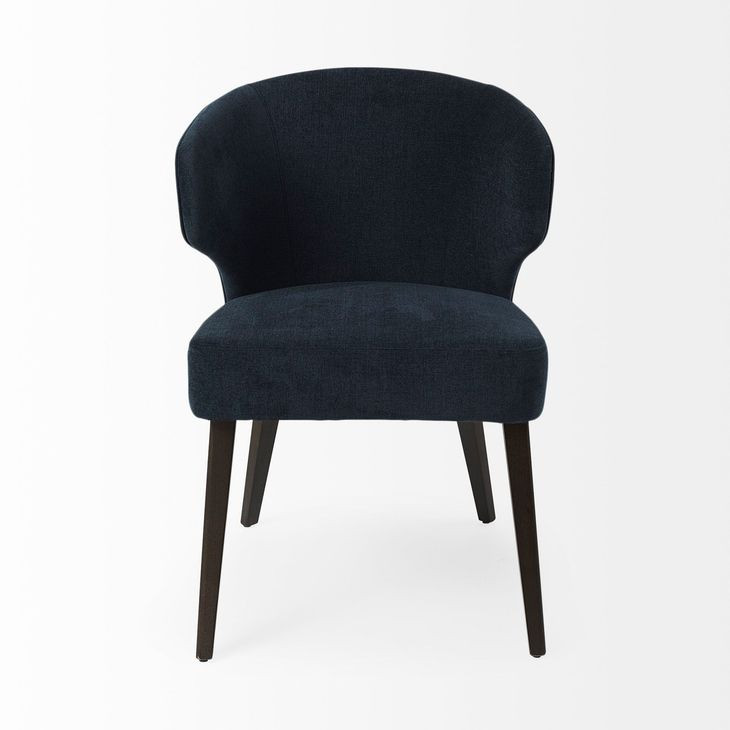 Niles Navy Upholstered Dining Chair