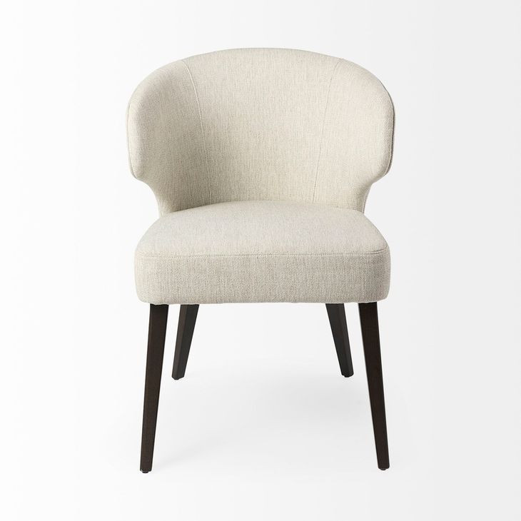 Niles Cream Performance Fabric Dining Chair