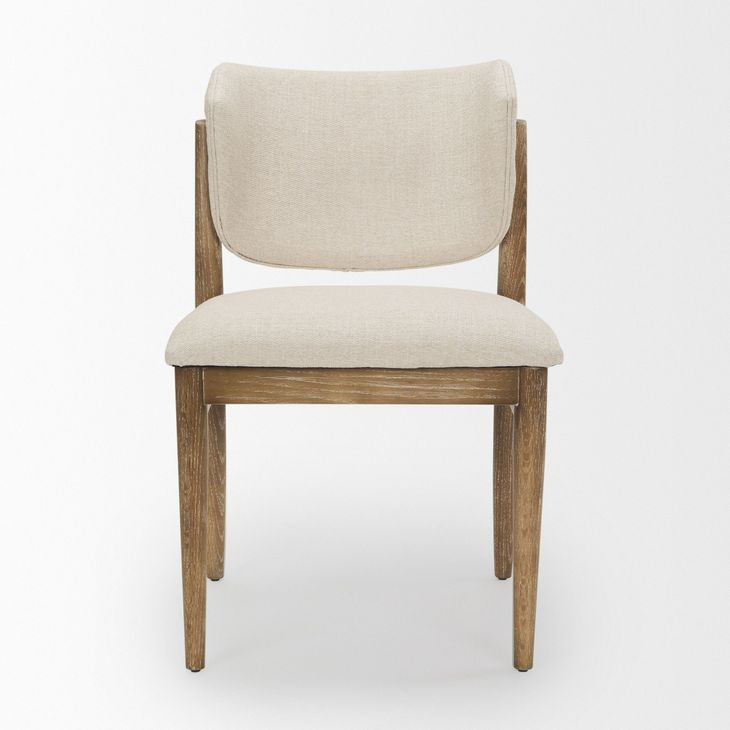 Cline Cream Performance Fabric Dining Chair
