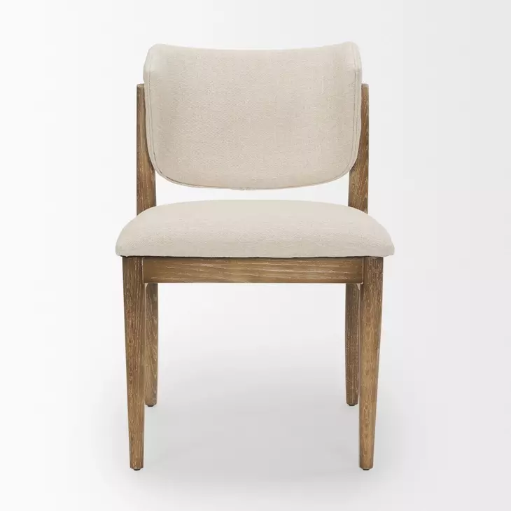 Cline Cream Performance Fabric Dining Chair