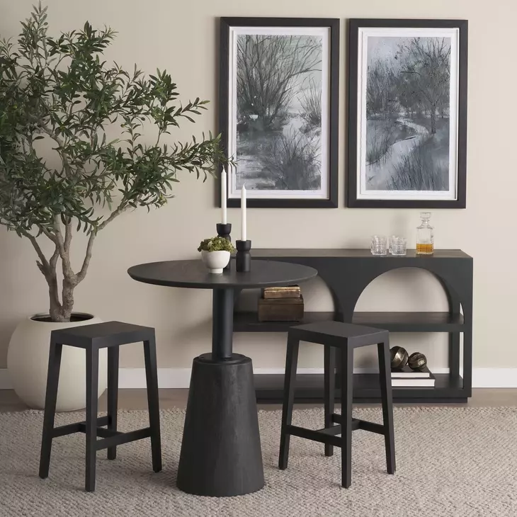 Colony Black Counter Height Stool