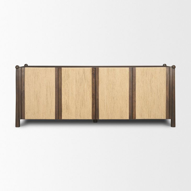 Bondi Dark Brown 4 Door Sideboard