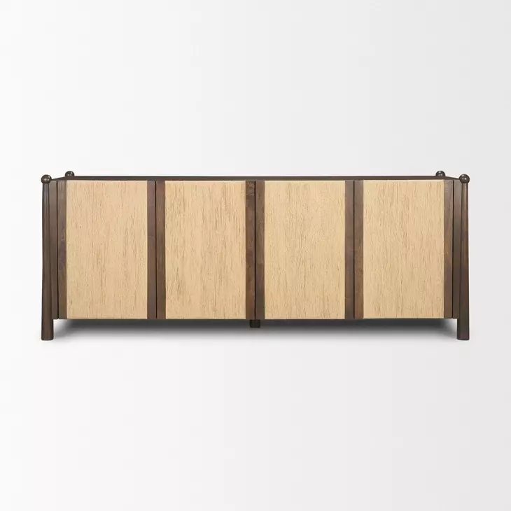 Bondi Dark Brown 4 Door Sideboard