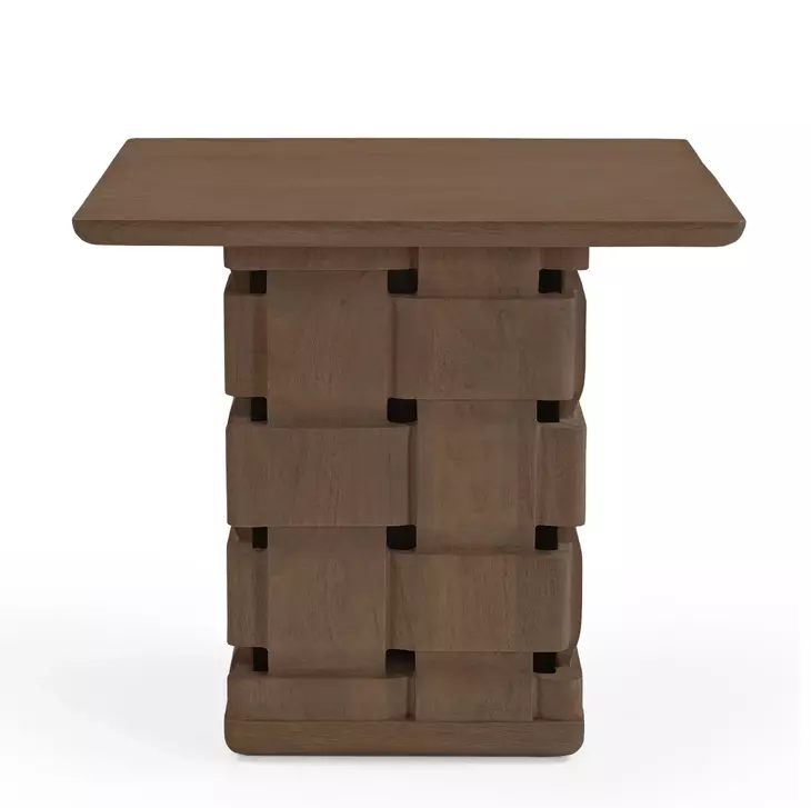 Trellyn Dark Brown Square Occassional Table Set