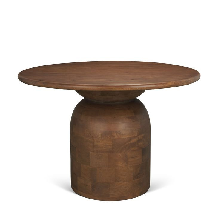 Atlas Mid Brown 42" Round Dining Table