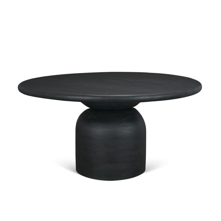 Atlas Black 60" Round Dining Table