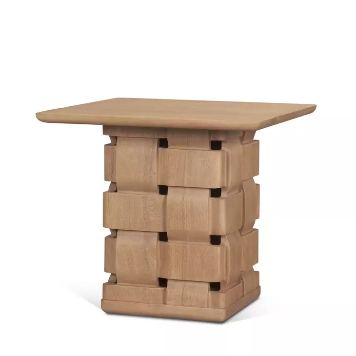 Trellyn Light Brown Square Occassional Table Set