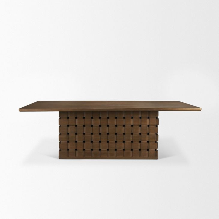 Trellyn Dark Brown 94" Rectangular Dining Table