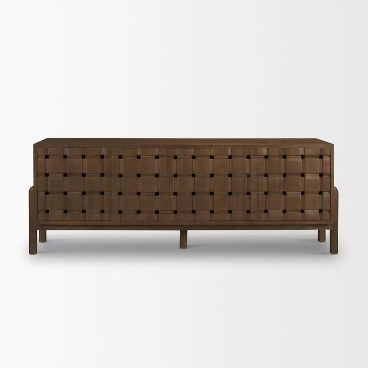 Trellyn Dark Brown 4 Door Sideboard