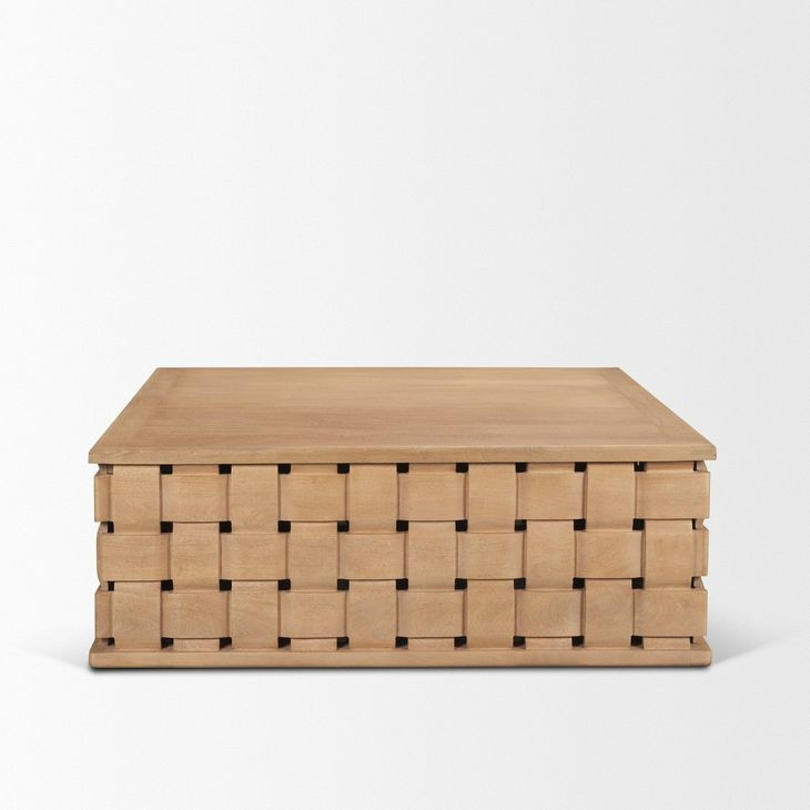 Trellyn Light Brown Square Occassional Table Set