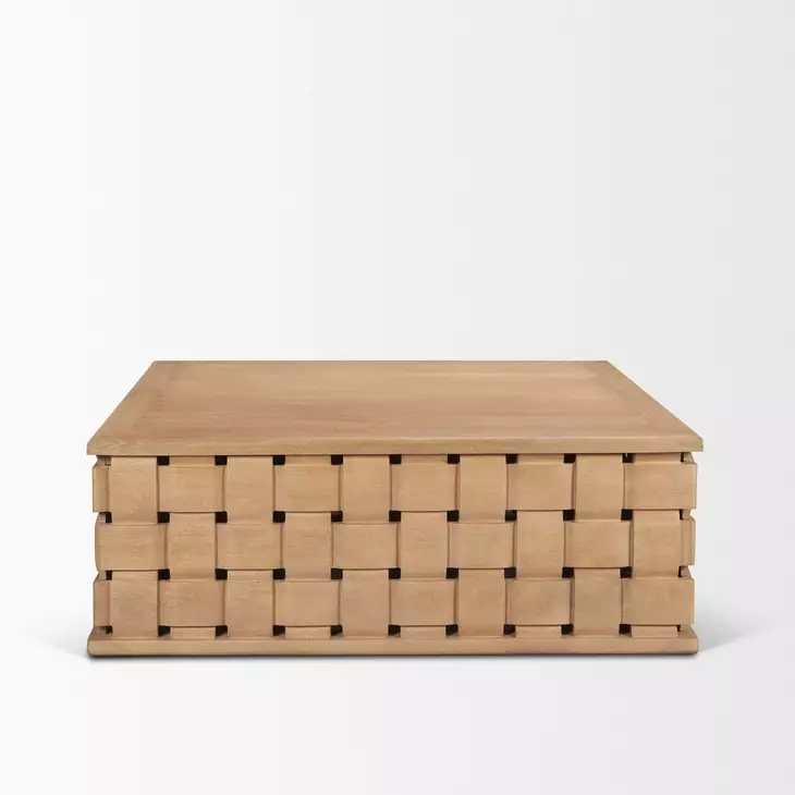 Trellyn Light Brown Square Coffee Table