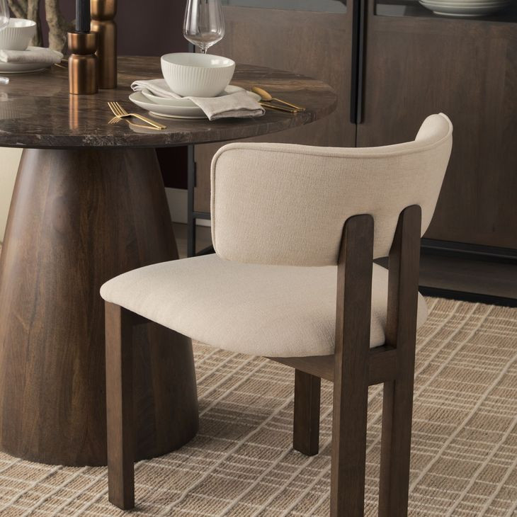 Soho Cream Upholstered Dining Chair
