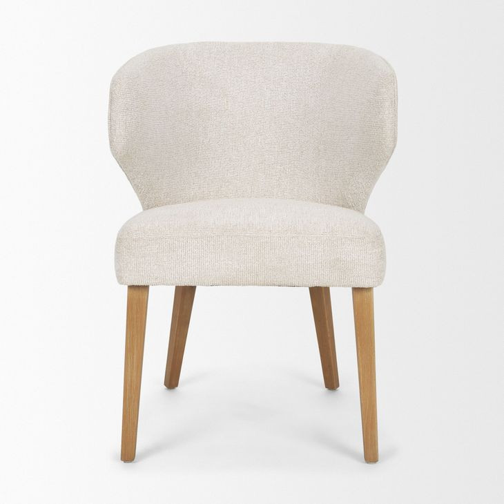 Niles Cream Upholstered Dining Chair