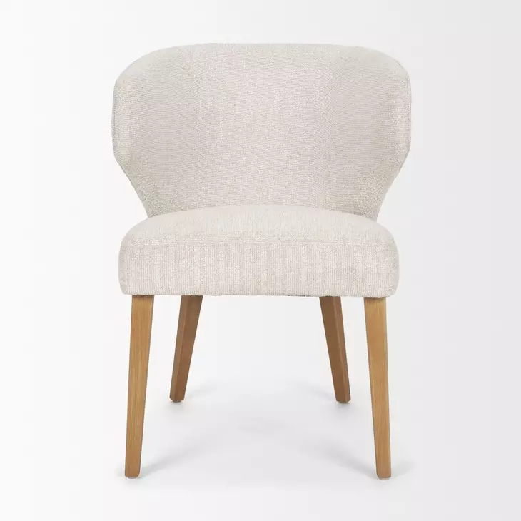 Niles Cream Upholstered Dining Chair